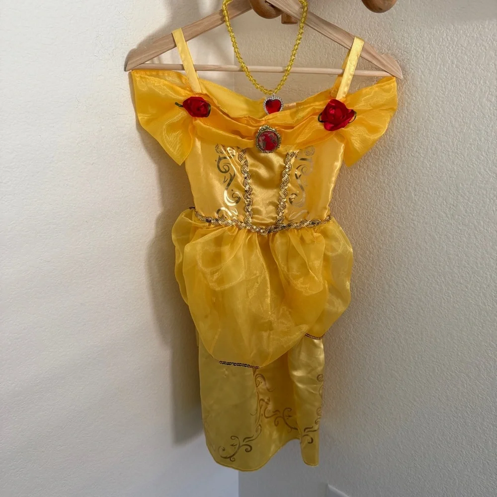 Disney Princess Belle Majestic Dress-Up Set Beauty & The Beast Costume 4-6X - Picture 2 of 7